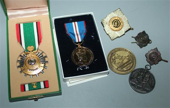 Medals and medallions etc